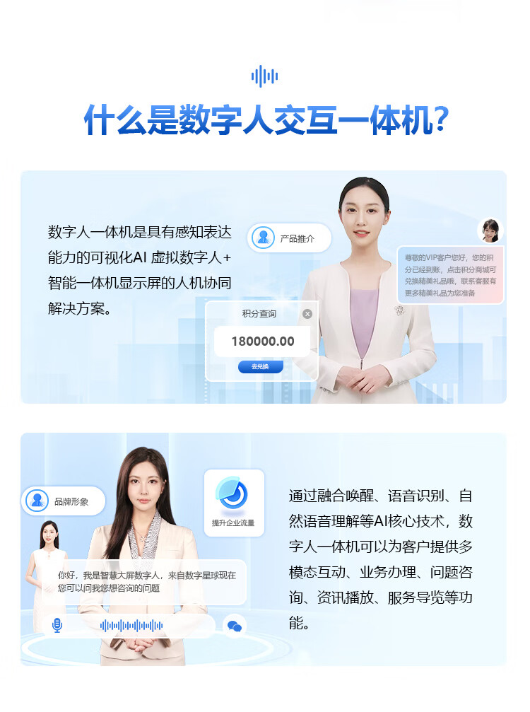 數字人交互一體機‌